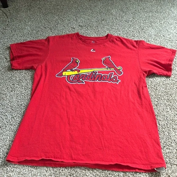 STL cardinals t-shirt. # 11 DeJong - Picture 1 of 3